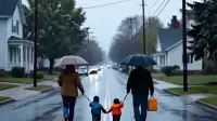 Lima, Allen County OH: Wet Weekend Hurricane Rain