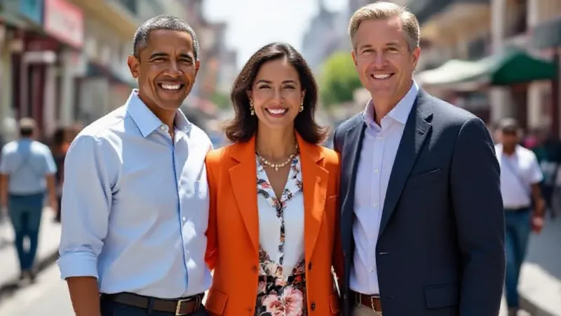 Cleveland Rally: Obama Backs Acton, Brown on Economy